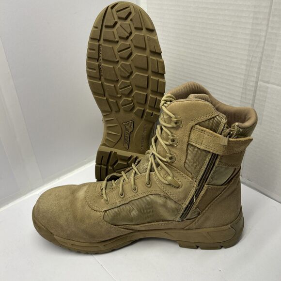 Bates Tac TRAX Lace/ Side Zip-Up Dry Guard Tactical Boot Men's Size 13 Tan - Picture 1 of 16
